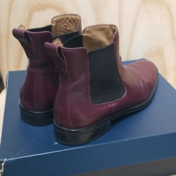 Cole Haan Lenox Hill Maroon Chelsea Boots Mens size 10 with box - Picture 4 of 8